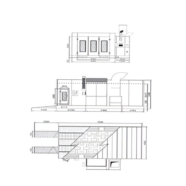 Spray Paint Booth JCH-322 - Image 3