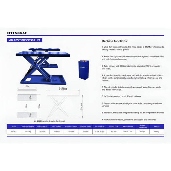 Mid Position Scissor Lift